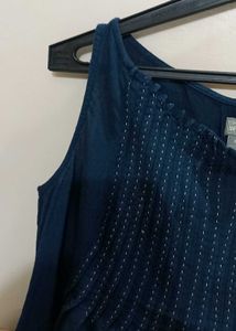 Blue Sleeveless Top- Converse
