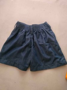 Blue School Uniform Shorts