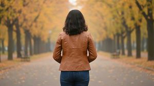 Stylish Brown Leather Jacket