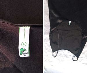 Brand New (Newme) Black Satin Maxi Dress
