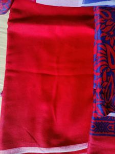 Red &amp; Blue Kurta Set Dress Material