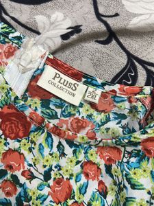 2XL Floral Dress