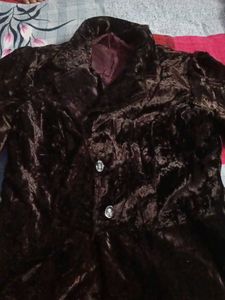 Women Fancy Chocolate Colour Coat