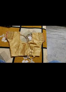 Red And Golden Designer Saree