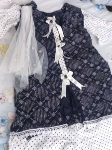 Chic Polka Dot &amp; Patterned Ethnic 2-Piece Outfit