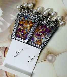 Fashionable Square Drop Earrings