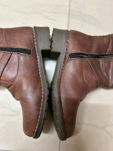 Brown Waterproof Leather Boots