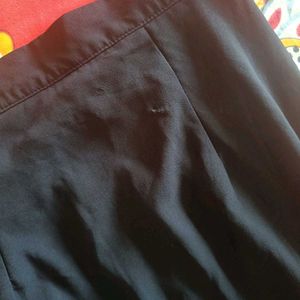 Elegant Black Ethnic Skirt
