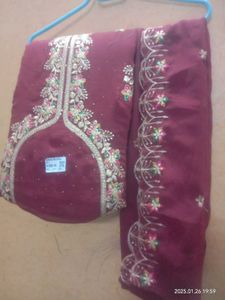 Embroidery Work Full Georgette Material