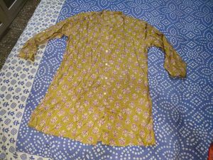 Women Summer Printed Kurta Short Top