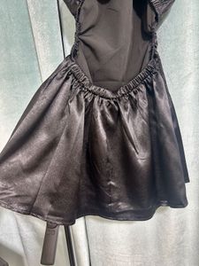 Satin Halter Mini Dress