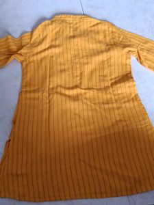 Kids yellow kurta &amp; payjma For 2 Year Boys