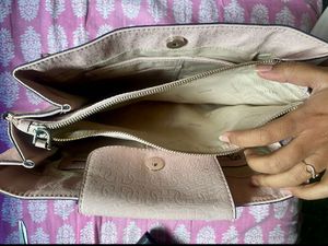 Guess authentic hand painted handbag
