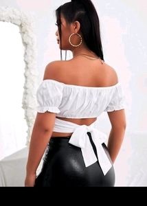 White Crop Top