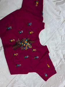 Embroidered Blouse Pink