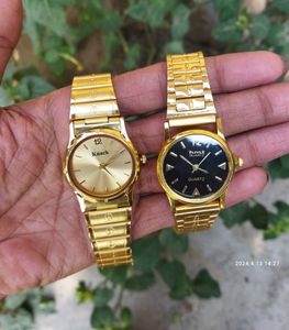 Combo Of 2 Golden Wrist Watch
