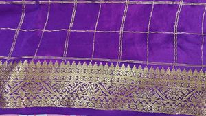 Elegant Purple &amp; Green Saree