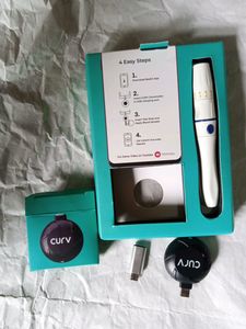 Beato Curv Glucometer Kit with 20 strips &amp; 20 lancets Usb Type-C &amp; USB Type-C to Micro USB Connector