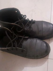 Black Leather Boots