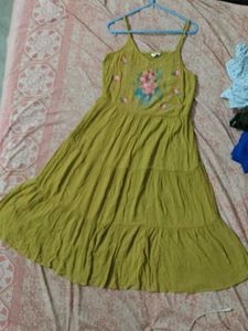 Green Floral Sundress (Unused)