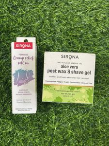 Sirona Cramp Relief Roll On & Post Wax Gel