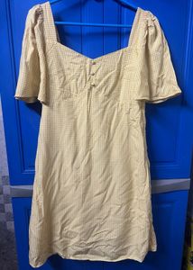 Yellow Gingham Dress