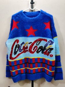 imported vintage  Coca-Cola fuzzy sweater
