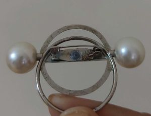 Classy Round Metal Brooch