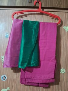 Pink Pant With Green Duppata