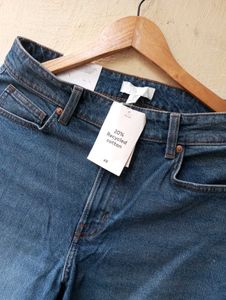 Denim Blue Wide Leg H&amp;M Jeans (Women)