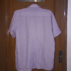 Rich Look Lavender Colour Half Sleeve Shirt