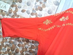 Elegant Embroidered kaftan abaya