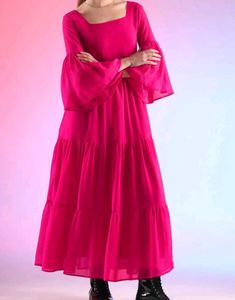 Pink Long Maxi Dress