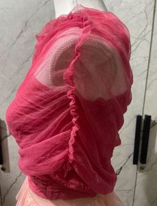 Pink Crop Top