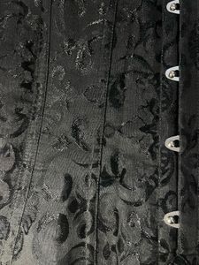 Elegant Black Corset Top