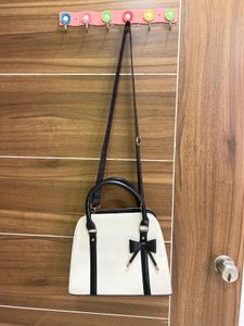 Chic Bow Accent Handbag