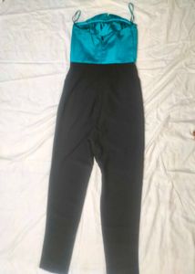 Formal Satin Jumpsuit