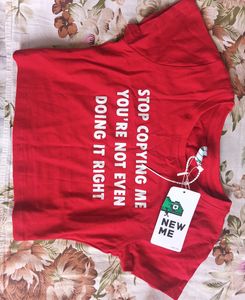 Red Crop Top From newme