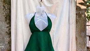 Green Halter Dress