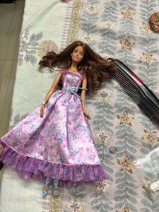 Vintage Floral Barbie Dress