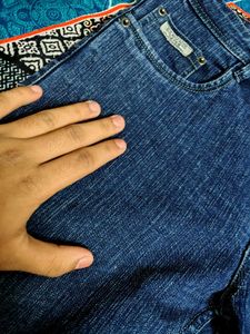 Dark Blue Denim Jeans