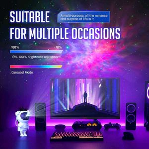 Astronaut Galaxy Projector with Remote Control - 3