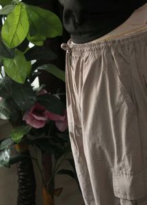 Imported Stradivarius Khaki Parachute Pants