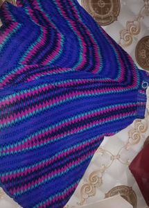 Patterned Blue Skirt