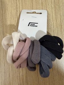 Chic Neutral Tone Hair Ties Set