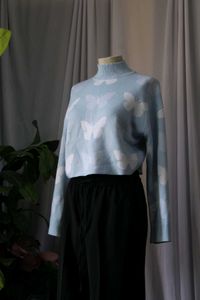 H&M Butterfly Print Sweater
