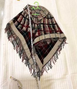 Poncho with Fringe