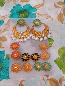 Earrings With Changeing Colour Tops