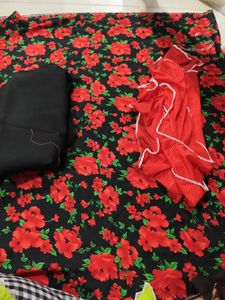 Crepe Synthetic Suit Sale