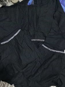 Black Peplum Top